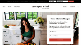 What Onceuponachef.com website looked like in 2023 (This year)