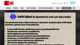 What Oaib.org.tr website looked like in 2023 (This year)