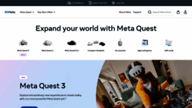 What Oculusvr.com website looked like in 2023 (This year)