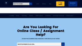 What Onlineclassassignment.com website looked like in 2023 (This year)