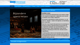 What Operaselect.nl website looked like in 2023 (This year)