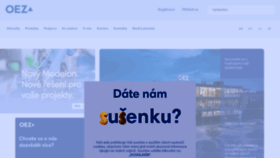 What Oez.cz website looked like in 2023 (1 year ago)