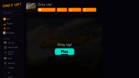 What Onlyup-game.io website looked like in 2023 (This year)