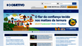 What Objetivo.br website looked like in 2023 (1 year ago)