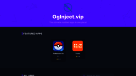 What Oginject.vip website looked like in 2023 (This year)