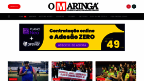 What Omaringa.com.br website looked like in 2023 (This year)