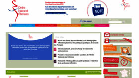 What Ordre-infirmiers.fr website looked like in 2023 (This year)