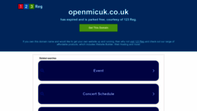 What Openmicuk.co.uk website looked like in 2023 (This year)