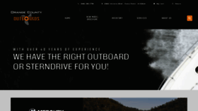 What Orangecountyoutboards.com website looked like in 2023 (This year)