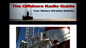 What Offshore-radio.de website looked like in 2023 (This year)