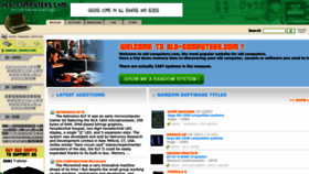 What Old-computers.com website looked like in 2023 (This year)