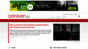 What Ostravan.cz website looked like in 2023 (This year)
