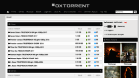 What Oxtorrent.vg website looked like in 2023 (This year)