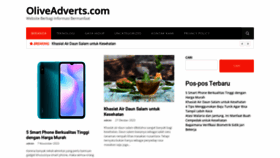What Oliveadverts.com website looked like in 2023 (This year)