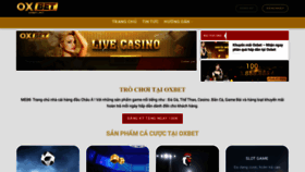 What Oxbet.pet website looked like in 2023 (1 year ago)