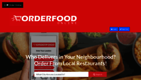 What Orderfoodonline.ca website looked like in 2023 (This year)