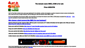 What Omcl.com website looked like in 2023 (This year)