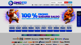 What Omoslot.pro website looked like in 2023 (This year)