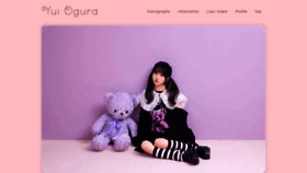 What Ogurayui.jp website looked like in 2023 (This year)