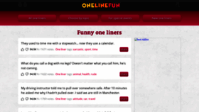 What Onelinefun.com website looked like in 2023 (This year)