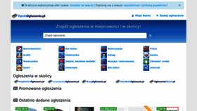 What Opoleogloszenia.pl website looked like in 2024 (1 year ago)