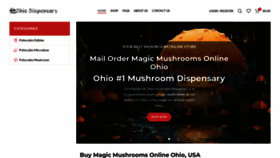 What Ohiomushroomdispensary.com website looks like in 2024 