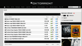 What Oxtorrent.cx website looks like in 2024 