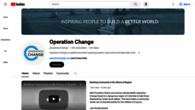 What Operationchange.com website looked like in 2024 (1 year ago)
