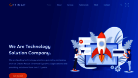 What Optimaitsolution.com website looked like in 2024 (1 year ago)