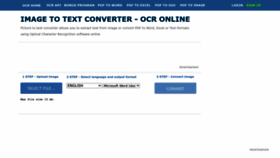 What Ocronline.com website looks like in 2024 