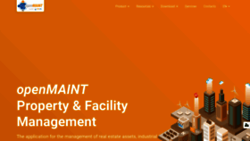 What Openmaint.org website looked like in 2024 (1 year ago)