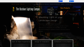 What Outdoorlightingcompany.ca website looks like in 2024 