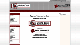 What Online-excel.de website looks like in 2024 