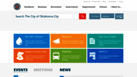 What Okc.gov website looks like in 2024 