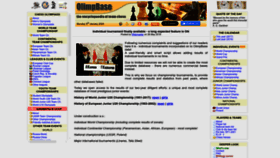 What Olimpbase.org website looks like in 2024 