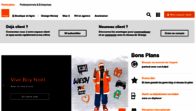 What Orange.sn website looks like in 2024 