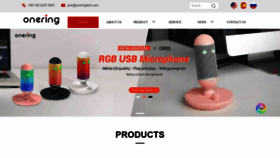 What Oneringtech.com website looked like in 2024 (1 year ago)