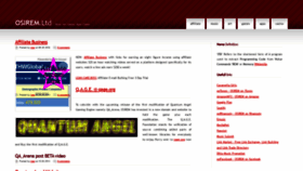 What Osirem.com website looks like in 2024 