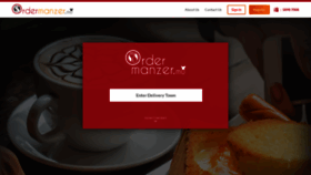 What Ordermanzer.mu website looks like in 2024 