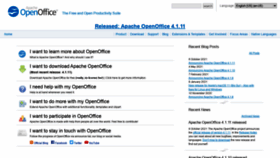 What Openoffice.org website looks like in 2024 