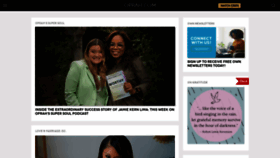 What Oprah.com website looks like in 2024 