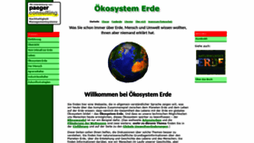 What Oekosystem-erde.de website looks like in 2024 