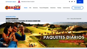 What Oaxaca-mio.com website looks like in 2024 