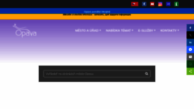 What Opava-city.cz website looks like in 2024 