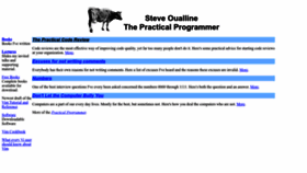 What Oualline.com website looks like in 2024 
