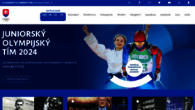 What Olympic.sk website looks like in 2024 