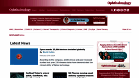 What Ophthalmologytimes.com website looks like in 2024 