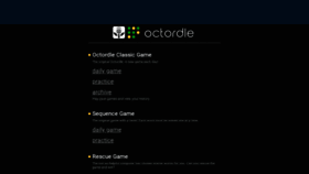 What Octordle.com website looks like in 2024 