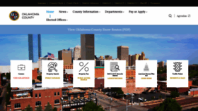 What Oklahomacounty.org website looks like in 2024 