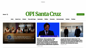 What Opisantacruz.com.ar website looks like in 2024 